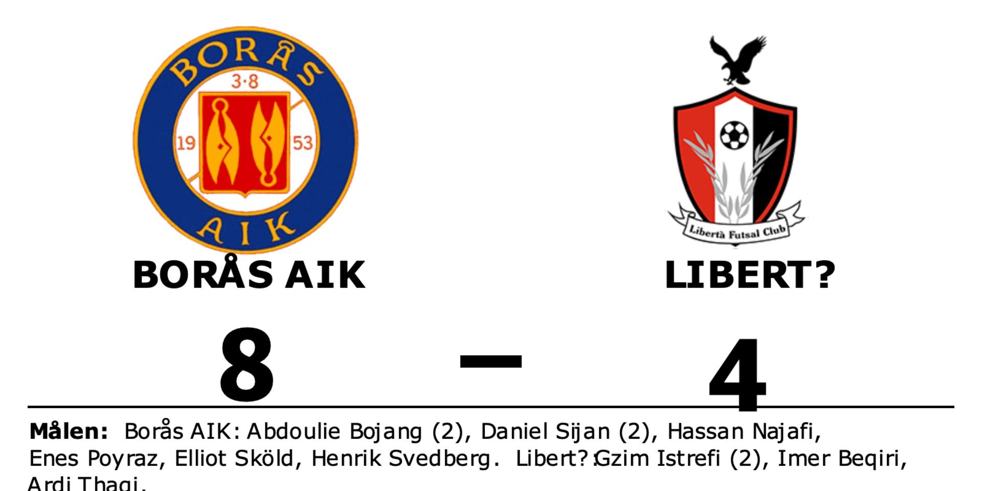Borås AIK vann mot Libertà