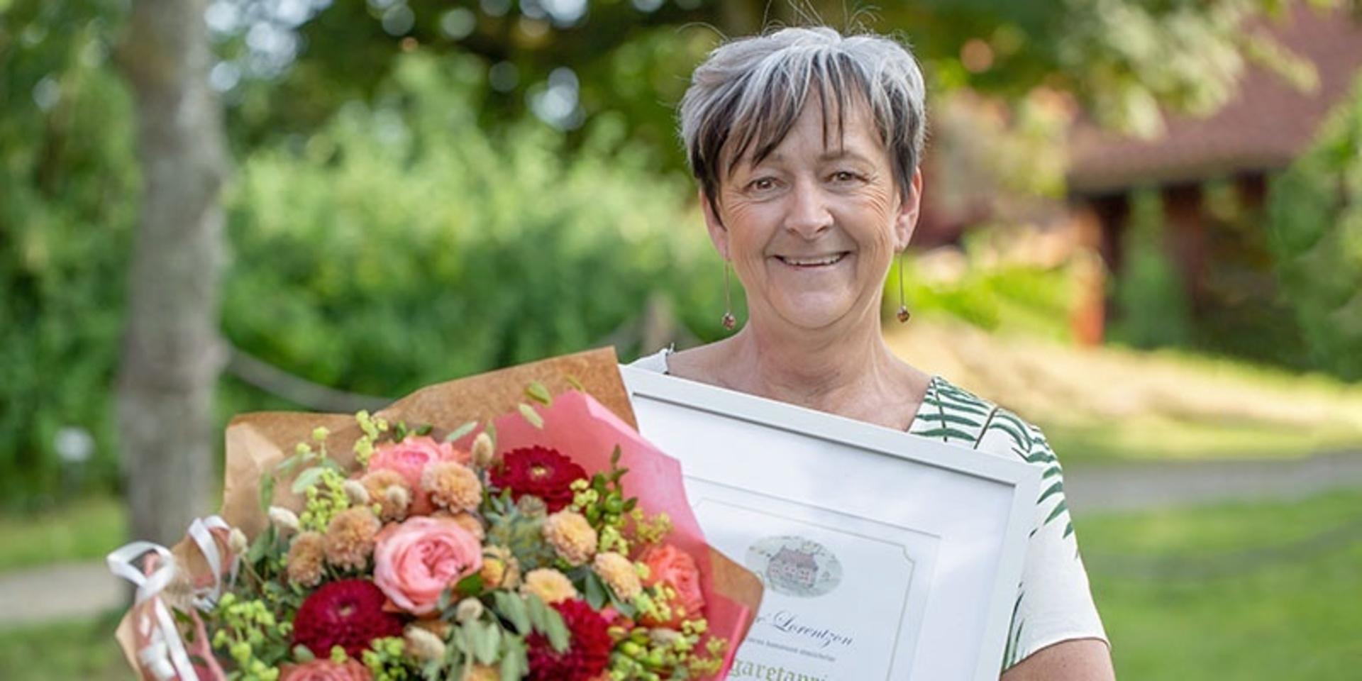 Reneé Lorentzon, som driver ICA Nära Dyröboden, fick i år ta emot Margaretapriset.