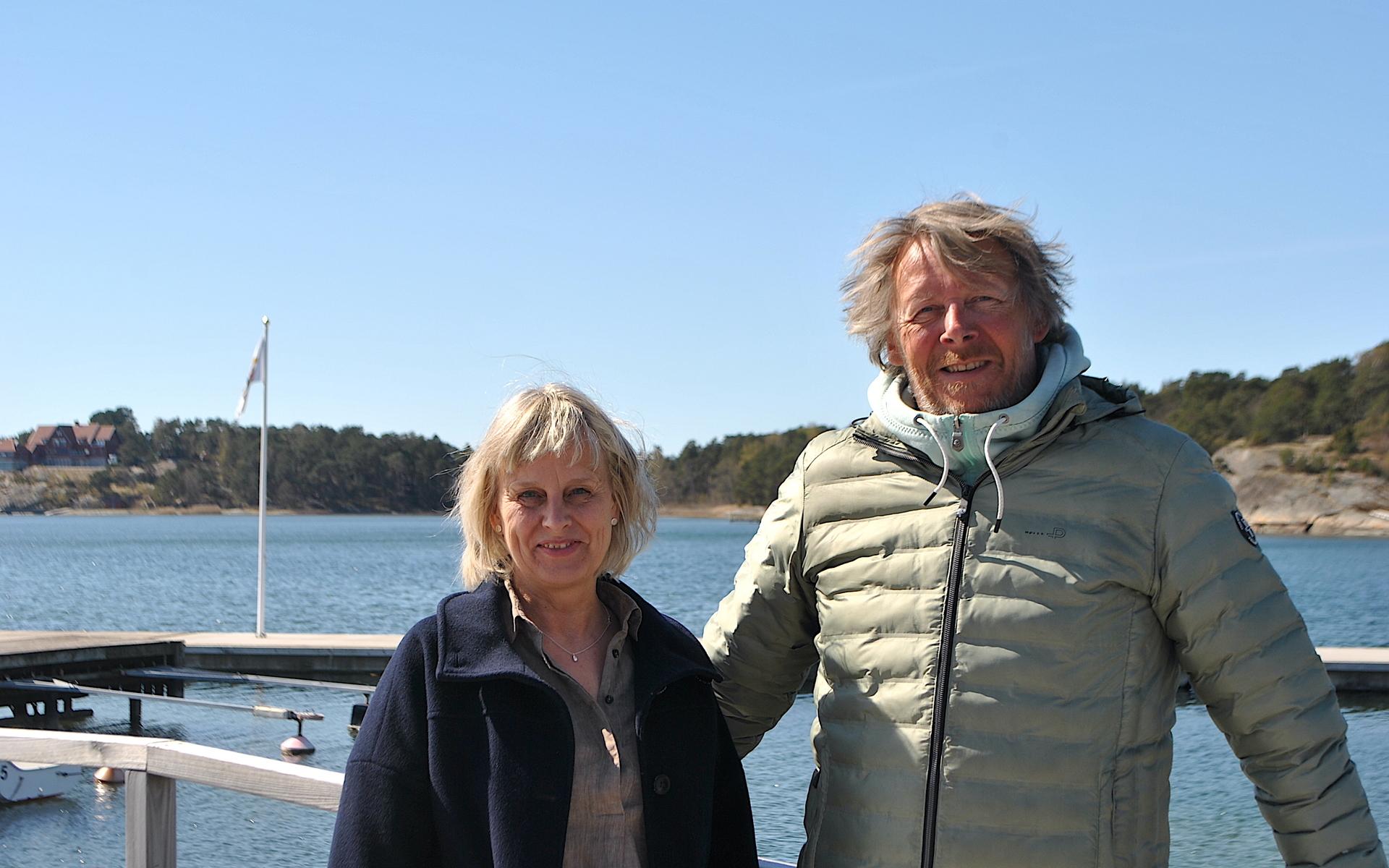 Karin Åkerman, kommunikationsansvarig för Tjörn runt och Björn Wahlström, projektansvarig för eventet, ser båda fram emot årets seglingstävlingar.