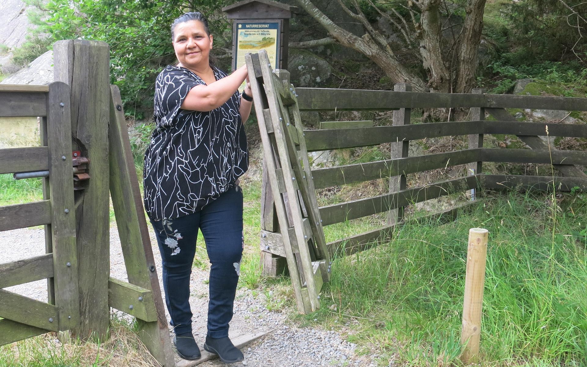 När Alma Sibrian Alfaro är ledig promenerar hon gärna i Toftenäs naturreservat på Tjörn.