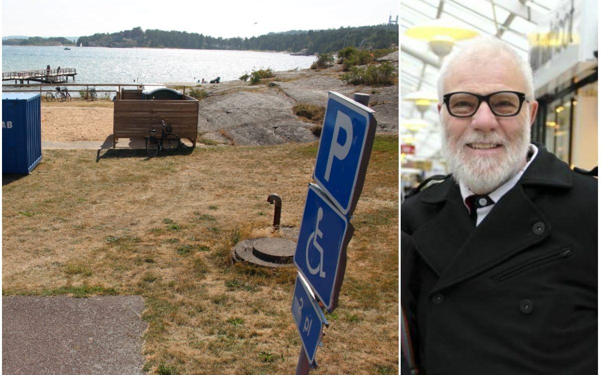 Kay Lithander arbetar för att Stenungsunds badplatser ska bli tillgängliga för alla. Foto: Gunnar Fägerlind/Arkiv