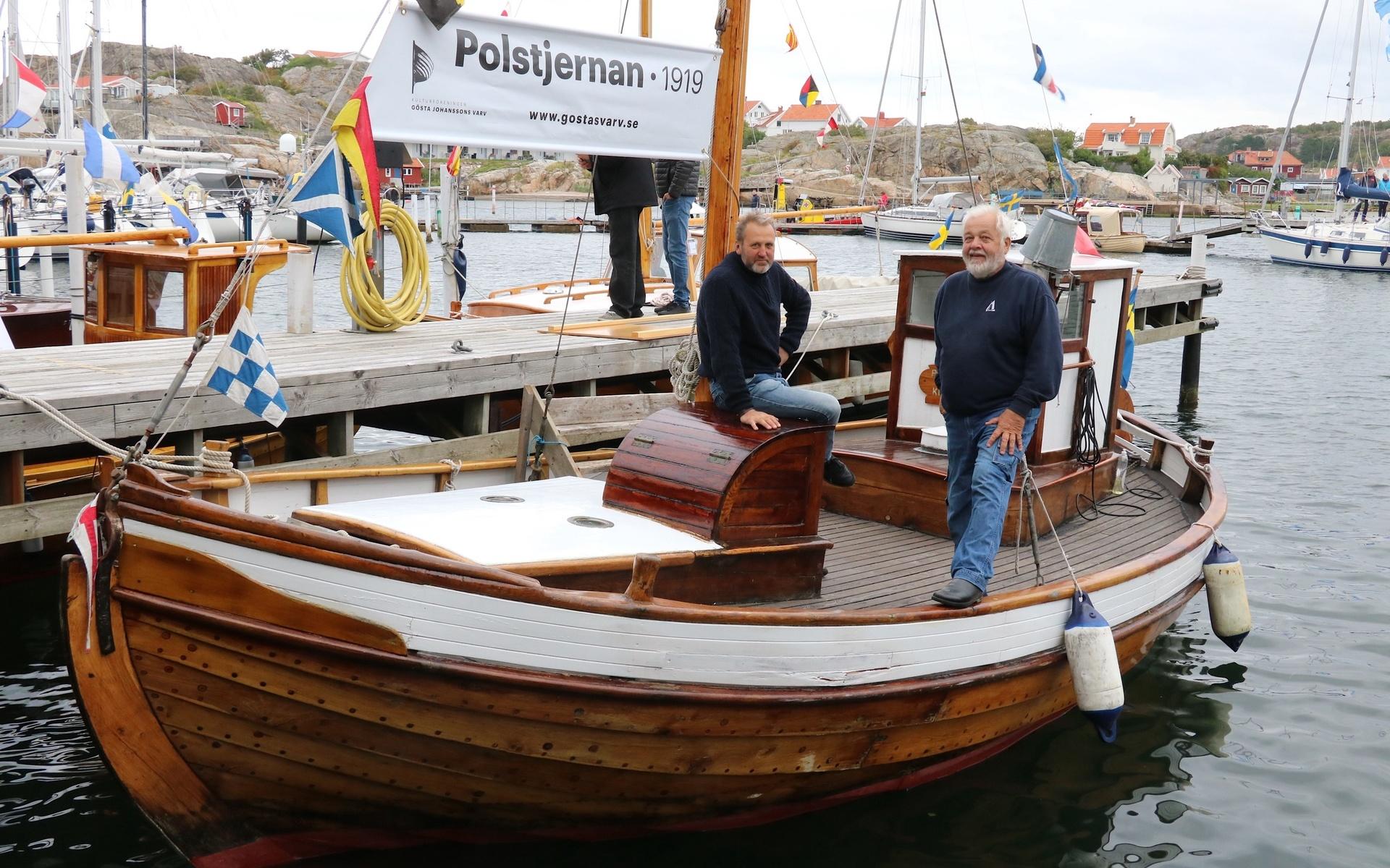 1919 byggdes Polstjernan, Anders Åhman och Magnus Zackrisson visade under öppet varv upp den gamla båten som i dag har hemmahamn Kungsviken. 