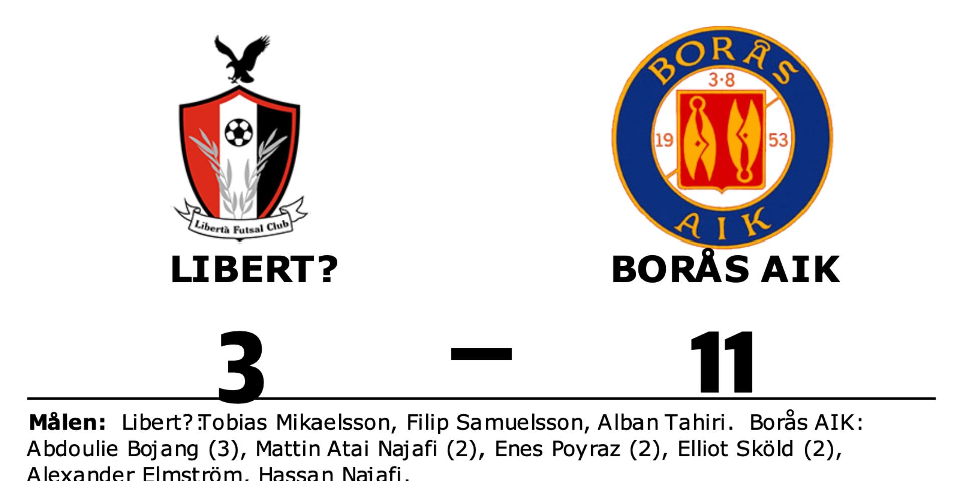 Libertà förlorade mot Borås AIK