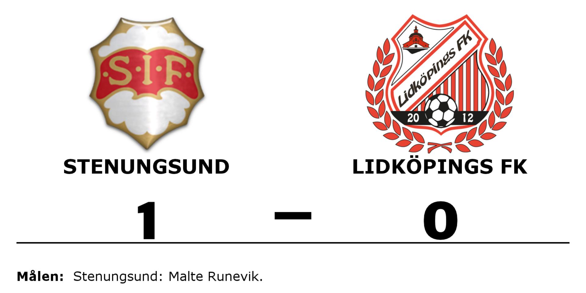 Stenungsunds IF vann mot Lidköpings FK