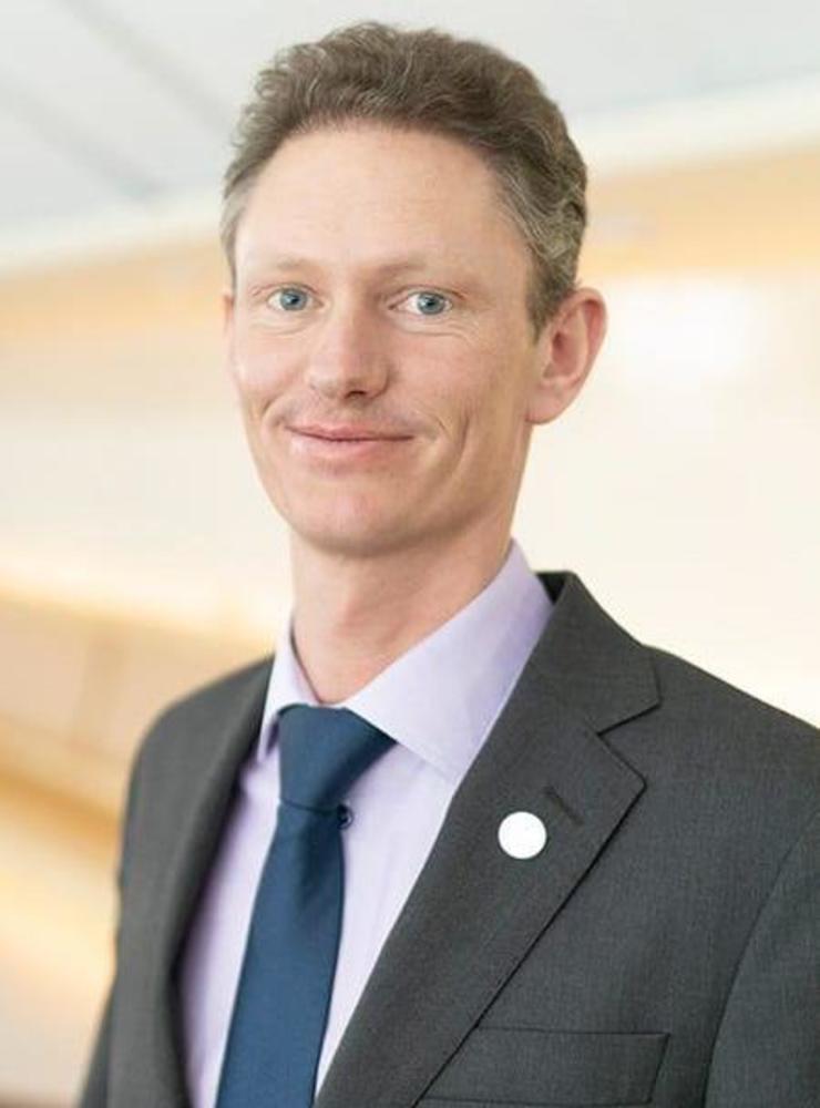 Matheus Enholm, riksdagsledamot och distriktsordförande för SD Västra Götalands norra distrikt.