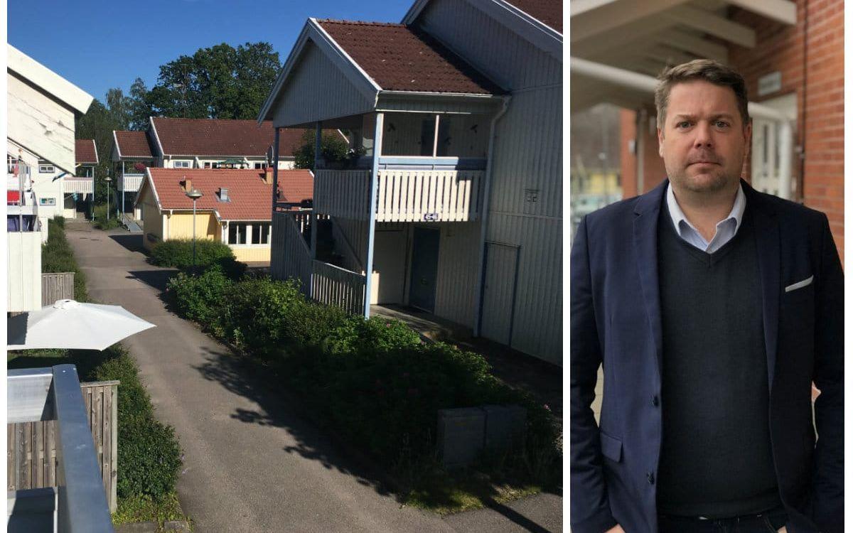 Martin Hellgren, VD Stiftelsen Orustbostäder, har startat ett pilotprojekt i området Blåklinten i Svanesund, med grannsamverkan. Foto Privat