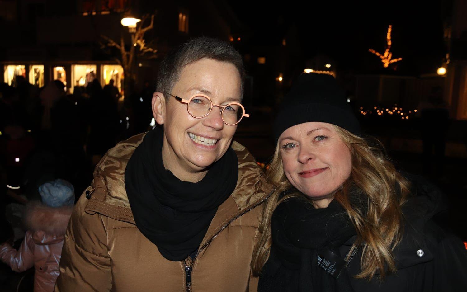 Kristina Ryling och Susanne Gustafsson Nyckel är båda pedagoger på Bagarevägens förskola och arrangerade ”Tusen lyktor”.