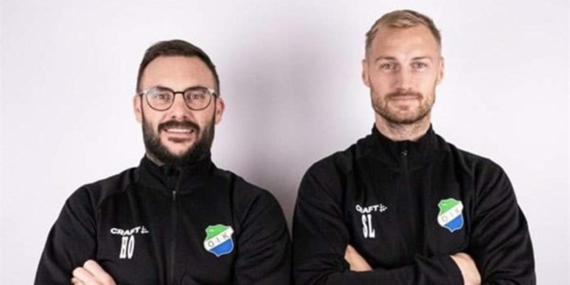 Håkan Olsson och Mattias Larsson, huvudtränare respektive assisterande, är de två personer som ska leda Ödsmåls IK under 2022.
