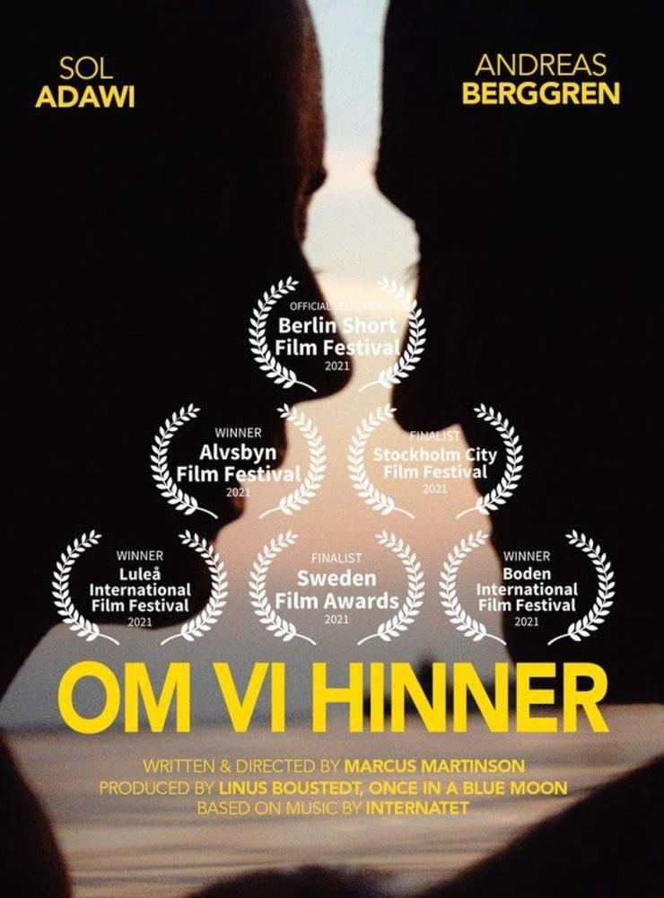 Kortfilmen ”Om vi hinner” har vunnit flera förstapriser på olika filmfestivaler tidigare i år. Nu har den biopremiär på biograf Trappan i Kungälv den 20 augusti.