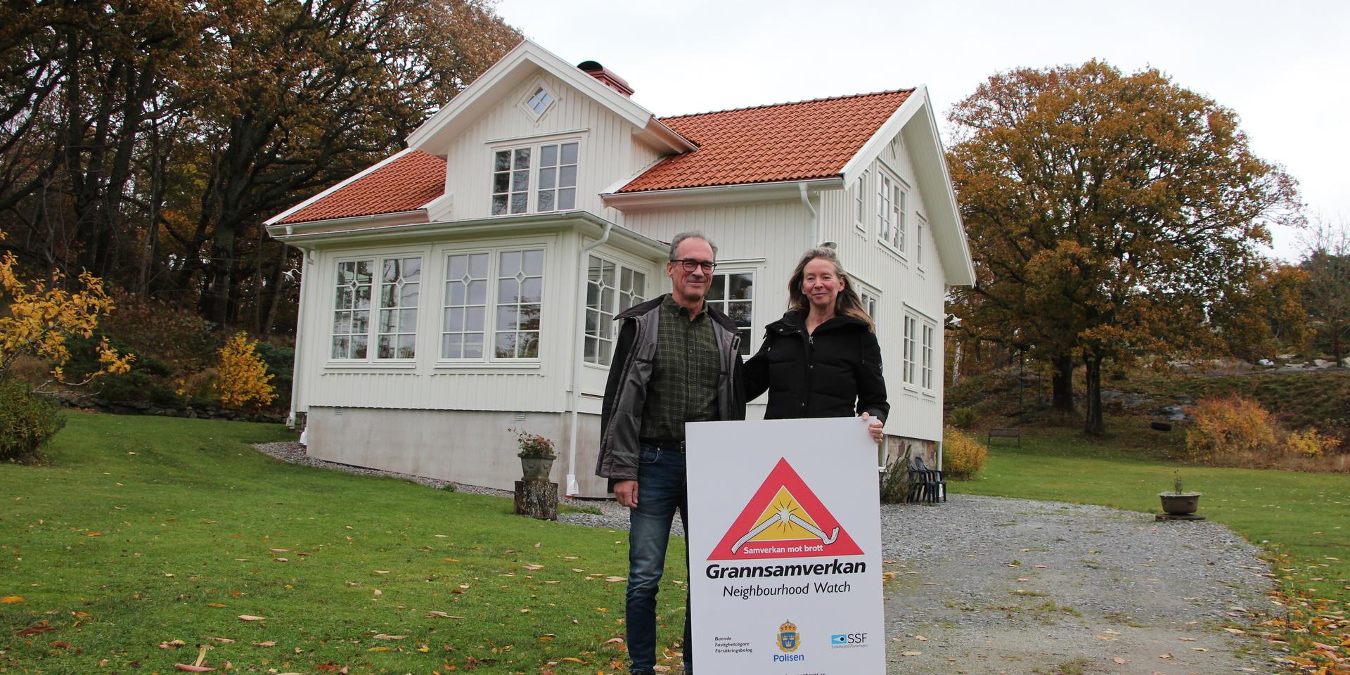 Rustan Asker och Camilla Ardéhn har flera exempel på tillfällen då grannsamverkan kan ha avhjälpt brott.