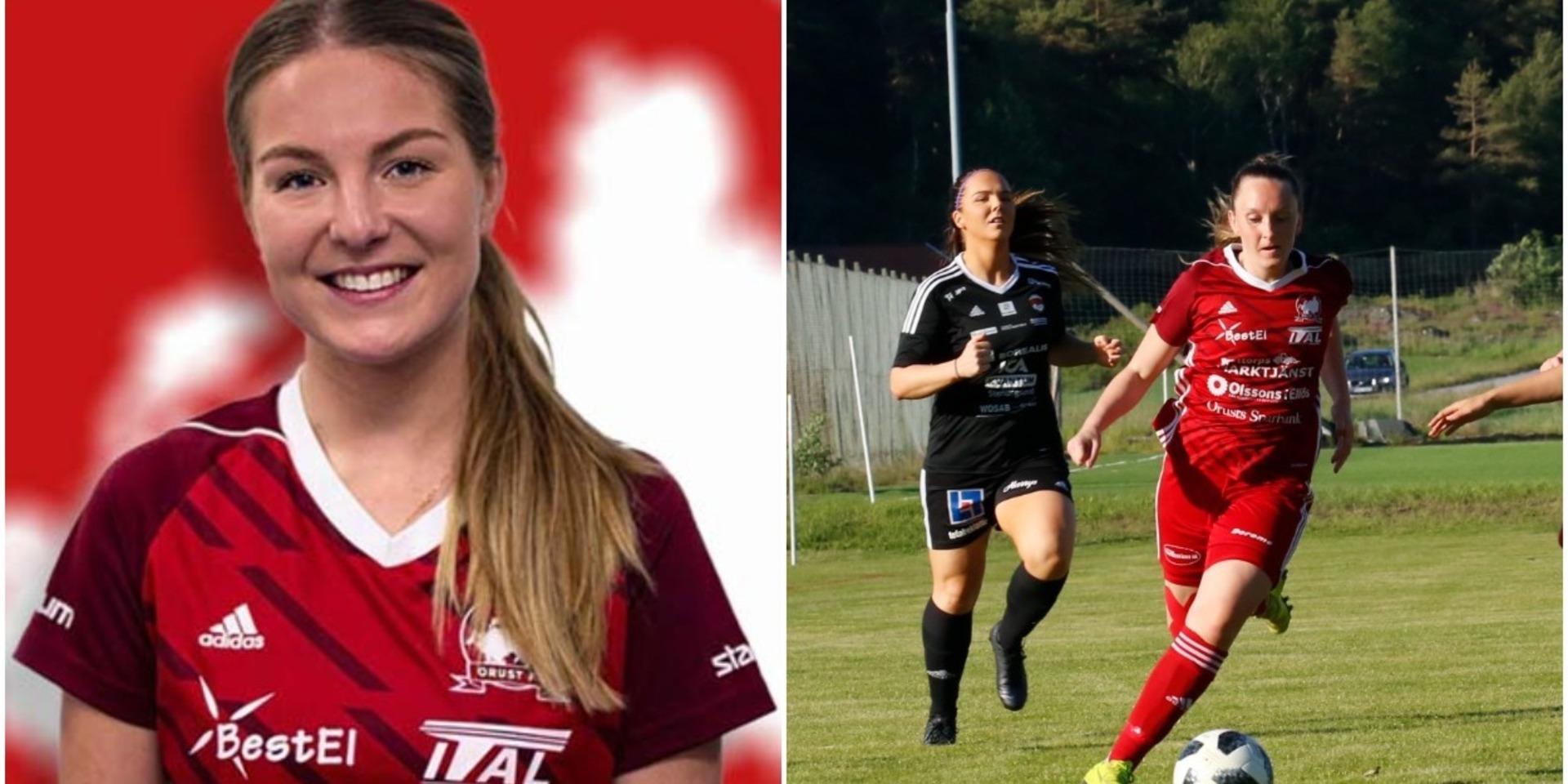 24-åriga Emelie Lööf bor i Uddevalla, studerar matematik vid Göteborgs universitet och kommer att spela för Orust FC i division 2 säsongen 2022. Hon har sina rötter i Nösund på Orust.