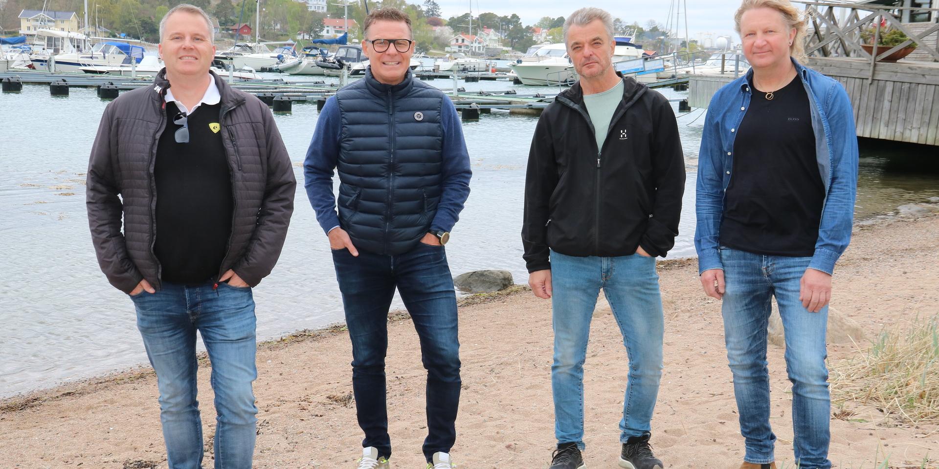 Tom Sjötun, Johan Lövqvist, Stefan Persson och Per Aronsson vill få till en ny folkfest i Stenungsund.