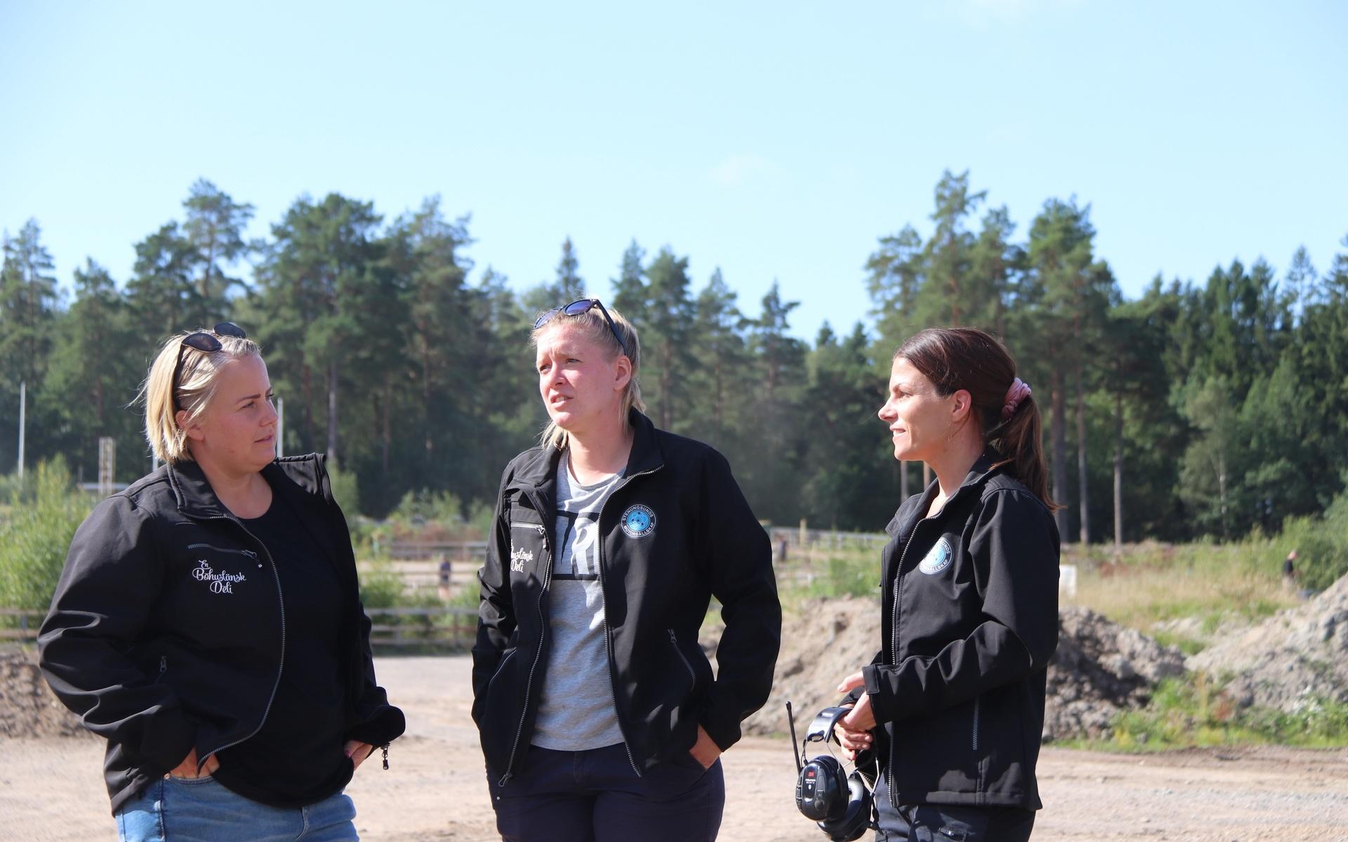 Från vänster: Jenny Nordgren, Elisabeth Karlsson och Malin Mähler. 