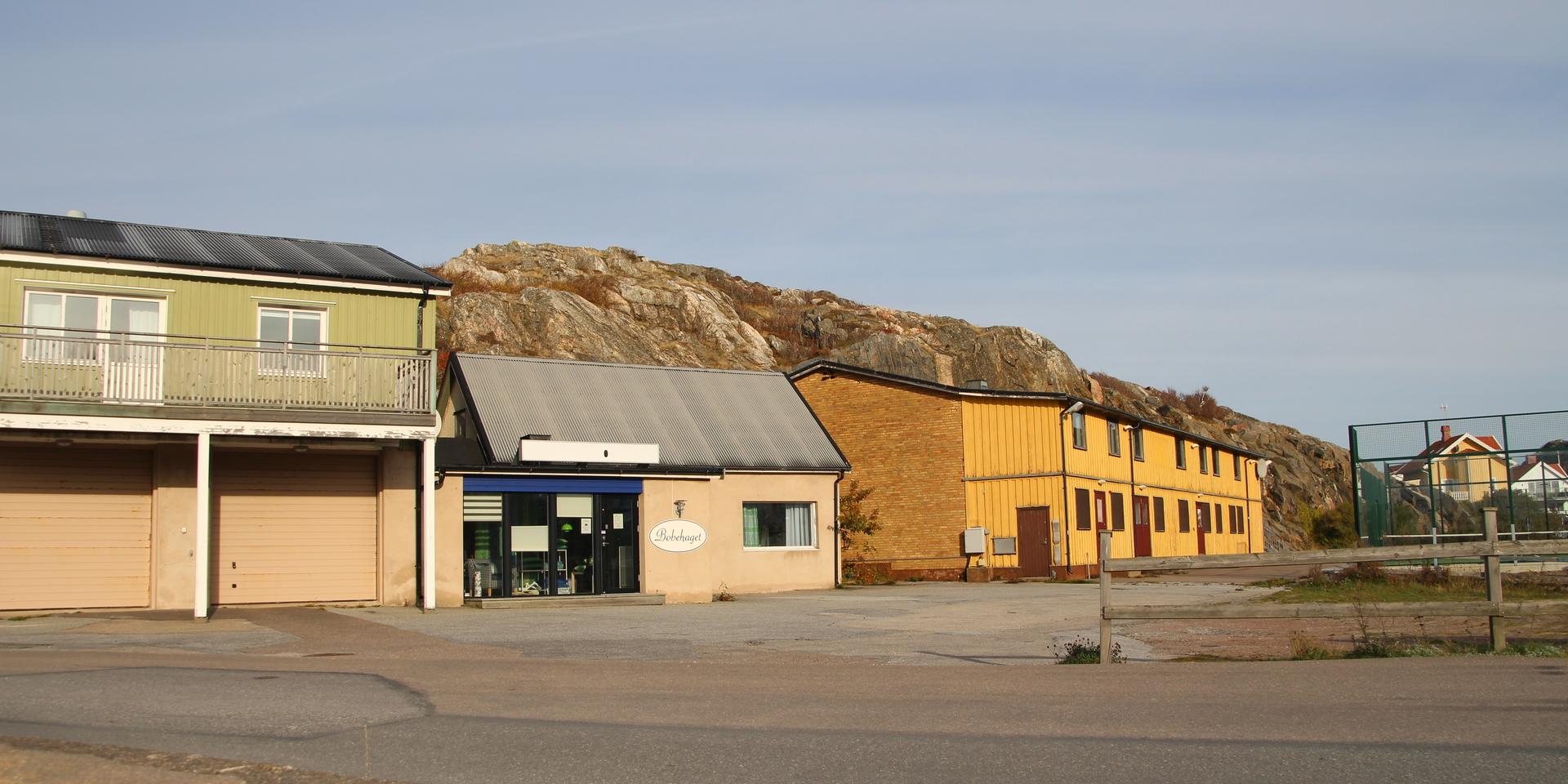 Flerbostadshus planeras utefter berget på Sagatomten i Skärhamn.