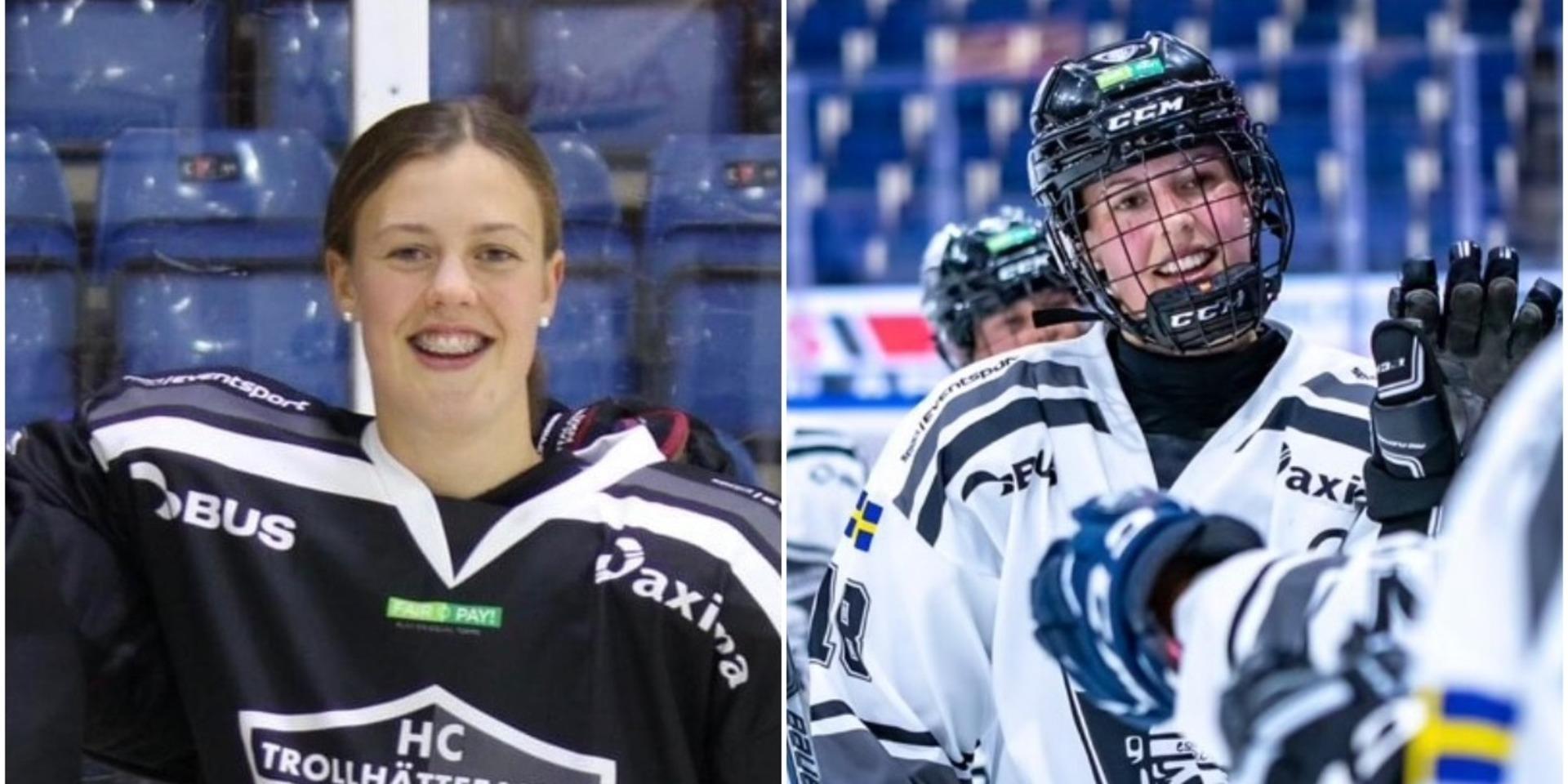 Den 18-åriga hockeybacken Nora Oskarsson fick i lördags göra sin första match i SDHL när hon spelade med Göteborg HC mot Djurgårdens IF. Hon är fostrad i Rönnängs IK men spelar till vardags i Trollhättefallens HC.