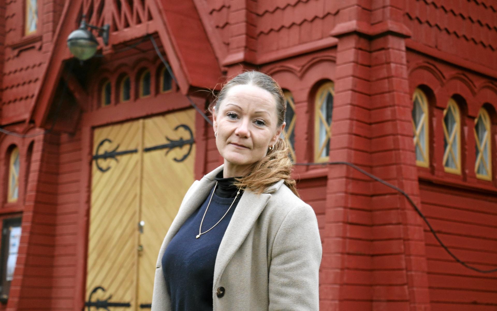 Anna Thorsteinsdottir är fastighetsansvarig hos Svenska Kyrkan på Orust. 