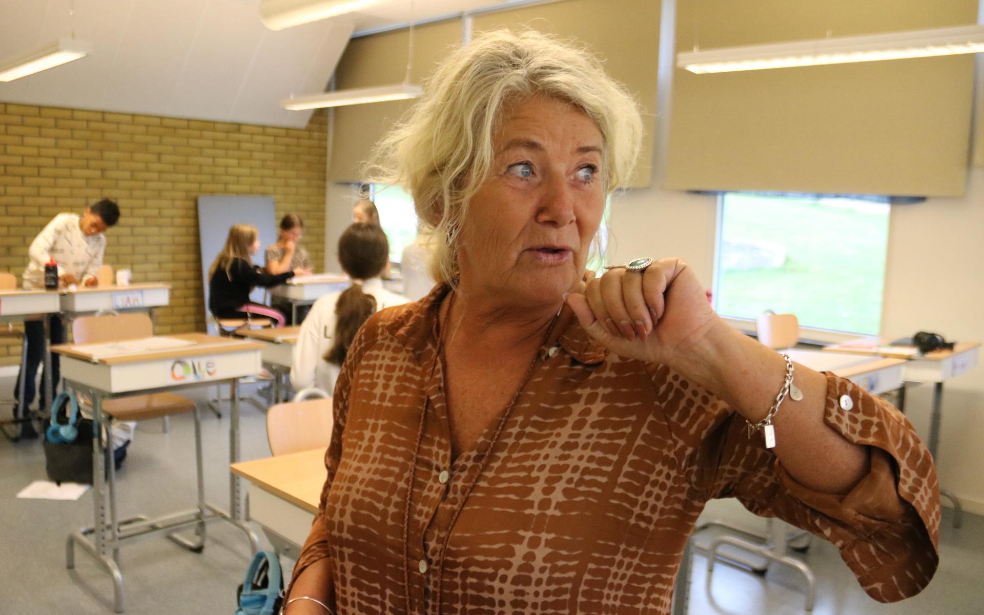 Pedagogen Nina Ådal är eldsjälen i Skapande skolas årliga läs- och skrivprojekt som i den här gången bygger på temat relationer.