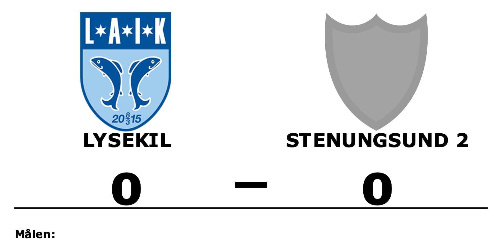 Lysekil spelade lika mot Stenungsund 2