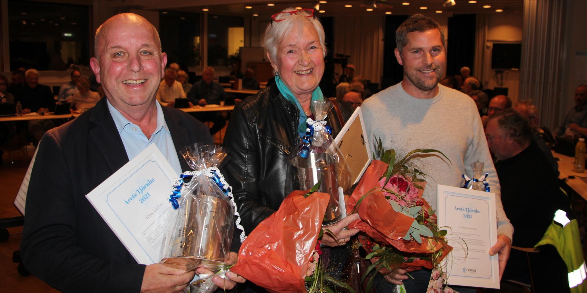 På torsdagskvällen delades utmärkelsen Årets Tjörnbo ut till tre pristagare,  Urban Carlsson, Eivor Jansson och Tommy Pettersson.