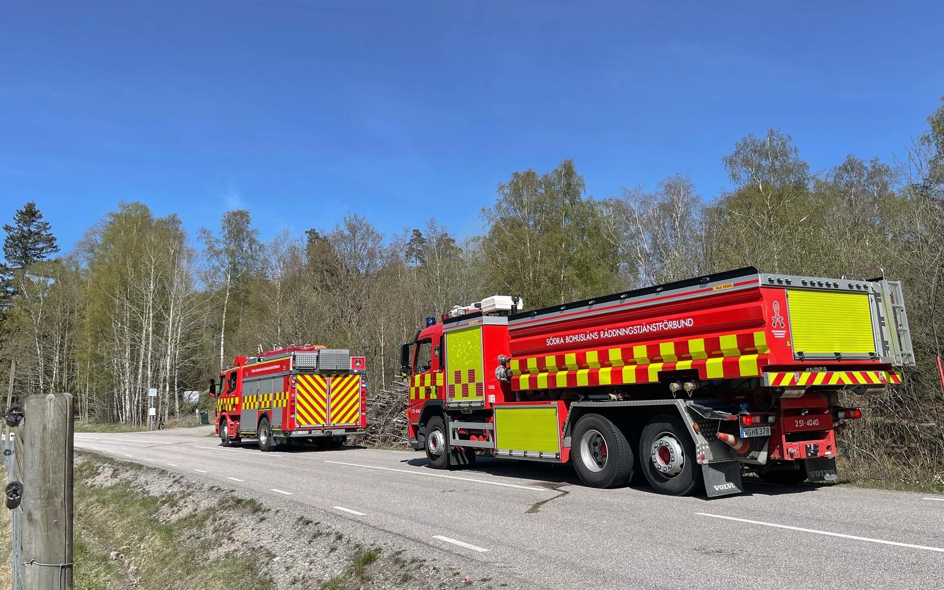 Brand i Viddesgärde i Stenungsund.