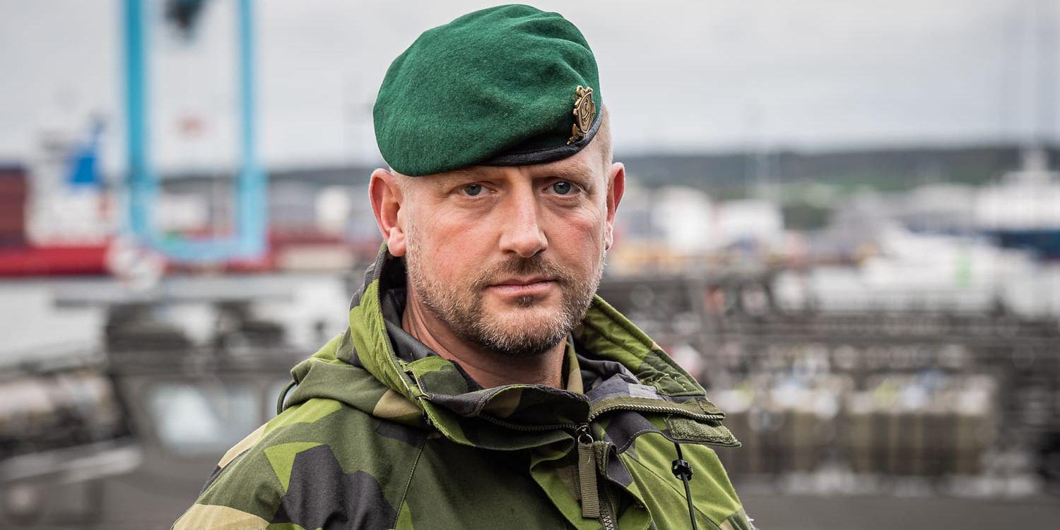 Överste Fredrik Herlitz är garnisonschef för Älvsborgs regemente som genomför en större övning på västkusten i början på oktober.