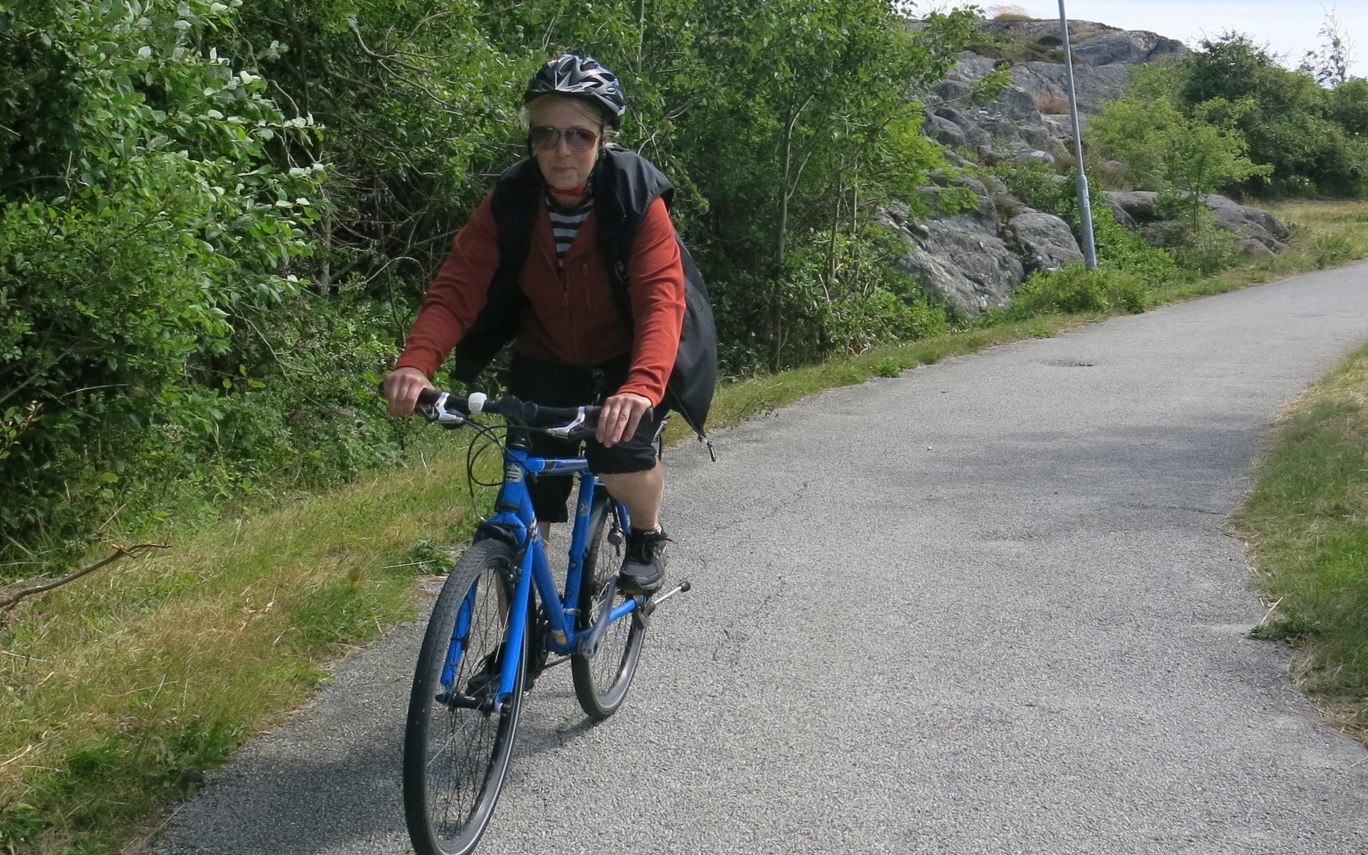 Det finns även en kortare cykelorientering runt Skärhamn, som Pia Ottosson rekommenderar till den som inte vill cykla så långt.