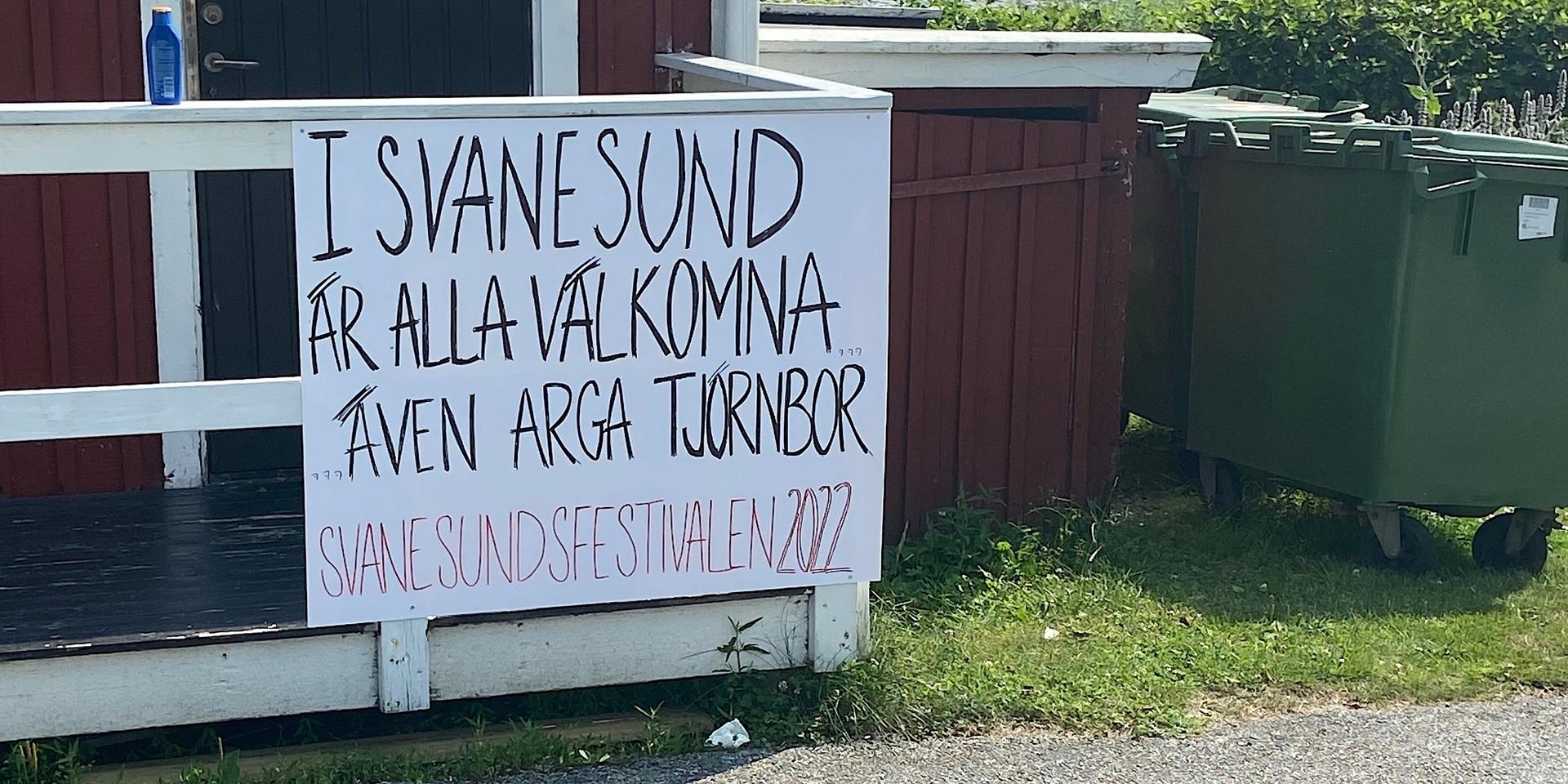 Alla är välkomna till Svanesund och Orust, även de argsinta Tjörnborna. 