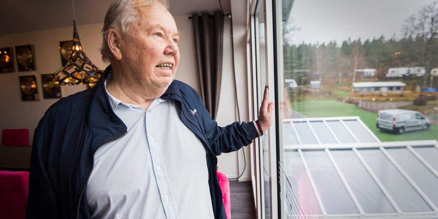 Bert Karlsson, här vid tidigare tillfälle på Ursands camping, är vd för Jokarjo AB som har beställt platserna vid Svenshögens asylboende.