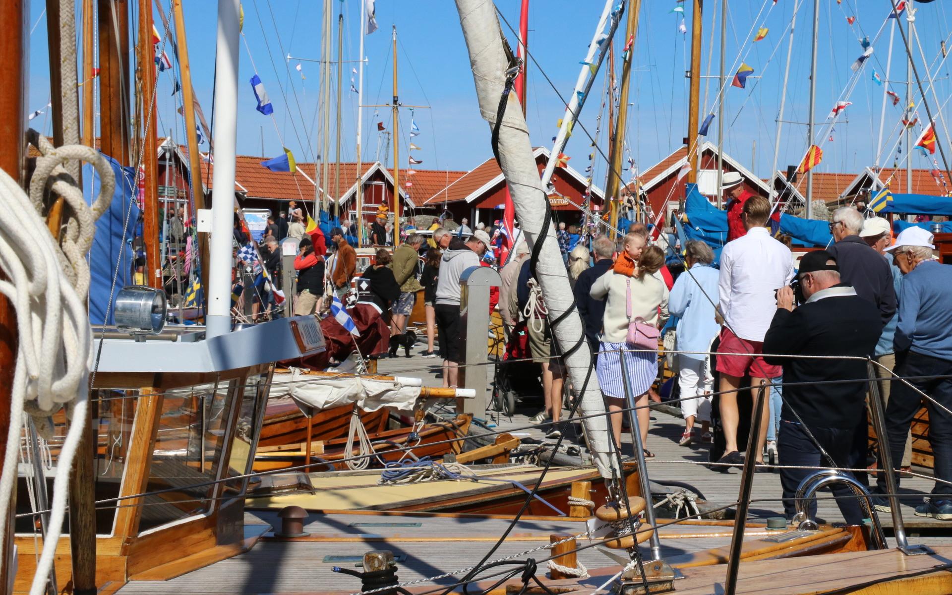 Sol, vatten och vackra båtar, årets upplaga av träbåtsfestivalen blev mycket lyckad. 