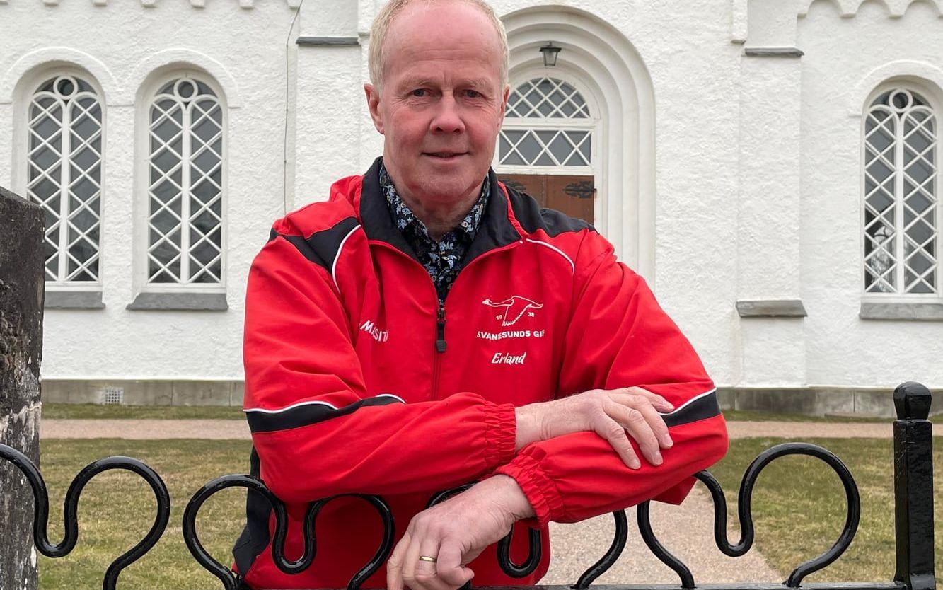 Erland Josefsson har suttit i Svanesunds Gifs bordtennissektion i 50 år.