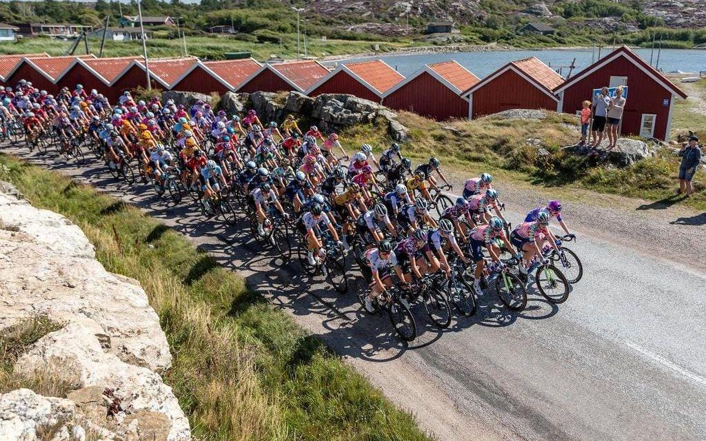 Den andra etappen av cykelloppet Tour of Scandinavia passerade förbi Orust.